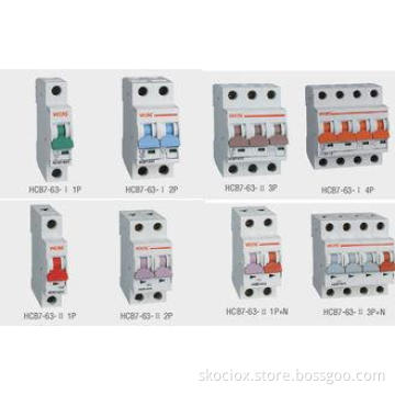 L7 Mini Circuit Breaker / Miniature circuit breakers with C